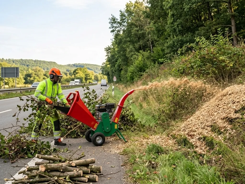 location broyeur à branches utilisé pour broyage de végétaux et nettoyage de jardin en Meurthe-et-Moselle
